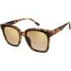 Circus NY by Sam Edelman Womens Cc354 Oversized Pearl Square Sunglasses(Tortoise)