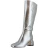 Circus NY by Sam Edelman Women’s Oaklyn Knee High Boot(Soft Silver Wide Calf)