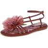 Circus NY by Sam Edelman Women’s Olana Flower Flat Sandal(Spiced Merlot Multi)