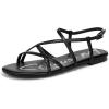 Circus NY by Sam Edelman Women’s Rebecca Flat Sandal(Black)