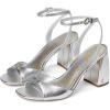 Circus NY by Sam Edelman Women’s Aria Heeled Sandal(Soft Silver)