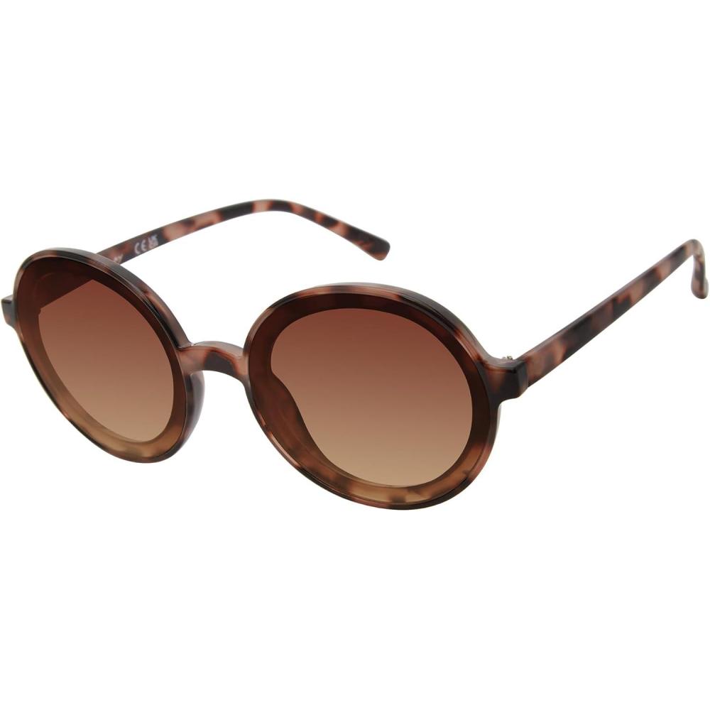 imageCircus NY by Sam Edelman Womens CC348 Pineapple Frame Round SunglassesOatmeal