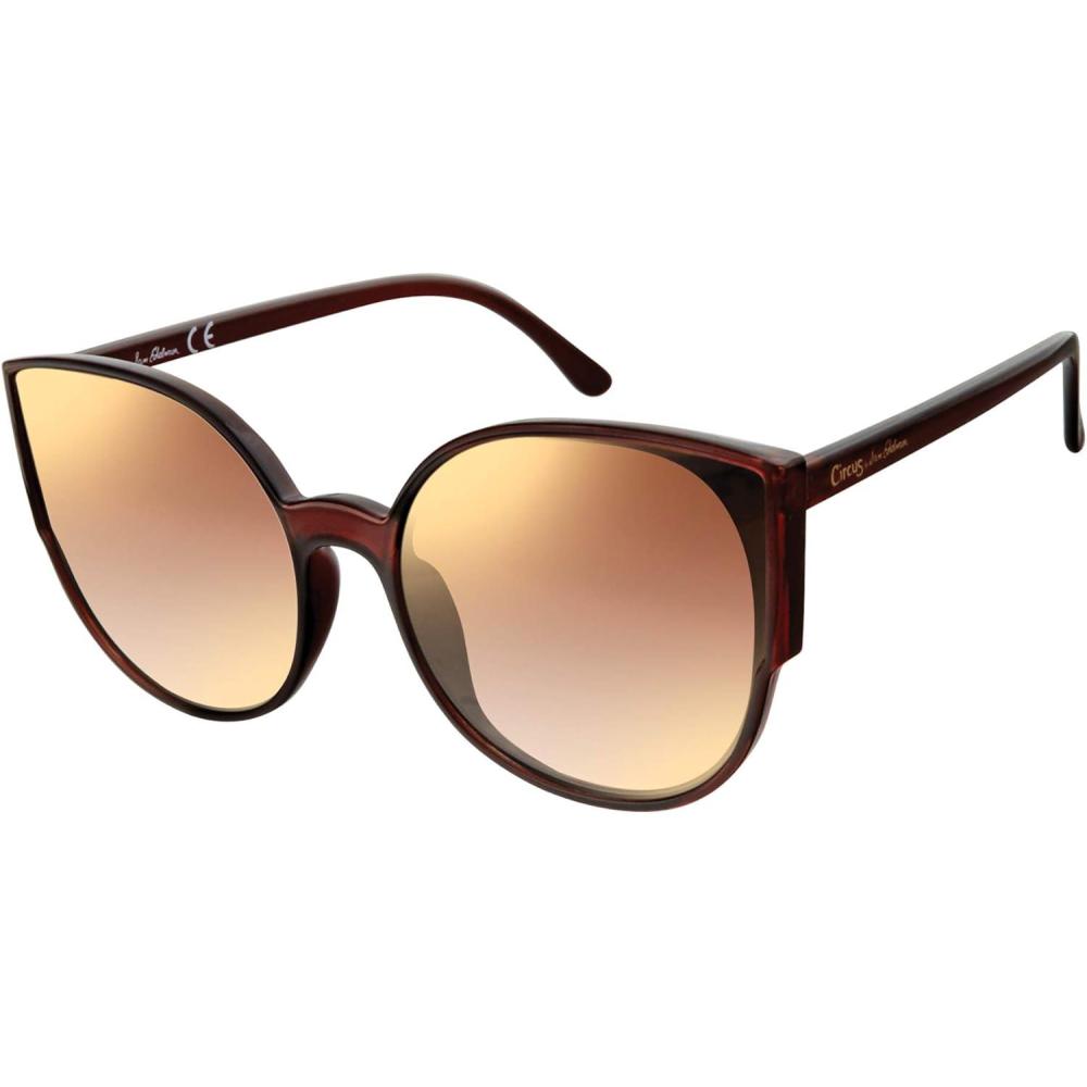 imageCircus NY by Sam Edelman Womens CC532 Rectangular Cat Eye SunglassesBrown