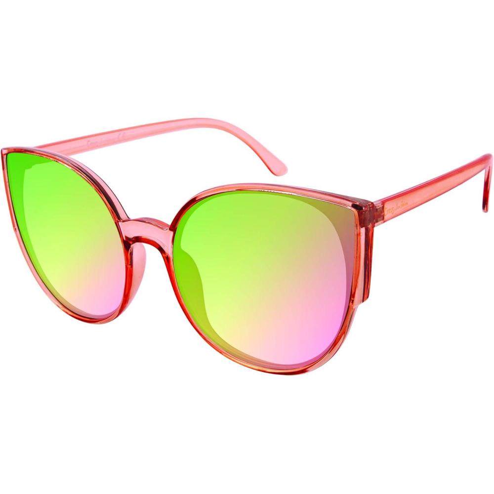 imageCircus NY by Sam Edelman Womens CC532 Rectangular Cat Eye SunglassesPink