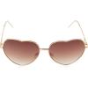 Circus NY by Sam Edelman Women’s CC358 Metal Heart Sunglasses(Gold)