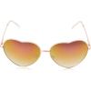 Circus NY by Sam Edelman Women’s CC358 Metal Heart Sunglasses(Rose Gold)