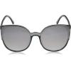 Circus NY by Sam Edelman Women’s CC532 Rectangular Cat Eye Sunglasses(Grey)