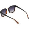 Circus NY by Sam Edelman Women’s CC610 Retro Round Cat Eye Sunglasses(Black & Tortoise)