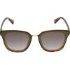 Circus NY by Sam Edelman Women’s CC610 Retro Round Cat Eye Sunglasses(Black & Tortoise)