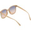 Circus NY by Sam Edelman Women’s CC610 Retro Round Cat Eye Sunglasses(Nude)