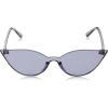 Circus NY by Sam Edelman Women’s Cc490 Shield Cat Eye Sunglasses with Uv400 Protection-Trendy Gifts for Her, 143mm(Grey)