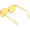 Circus NY by Sam Edelman Women’s Cc596 Fun Round Sunglasses with Uv400 Protection-Trendy Gifts for Her, 51.7 Mm(Yellow)