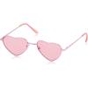 Circus NY by Sam Edelman Women’s CC358 Metal Heart Sunglasses(Pink)