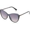 Circus by Sam Edelman CC568 Oversized UV Protective Women’s Cat Eye Sunglasses. Trend-Right Gifts for Women, 65 mm(Black & Gunmetal)