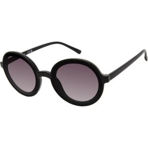 Circus NY by Sam Edelman Women’s CC348 Pineapple Frame Round Sunglasses(Black)
