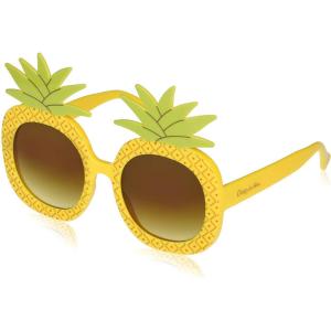 Circus NY by Sam Edelman Women’s CC348 Pineapple Frame Round Sunglasses(Yellow)