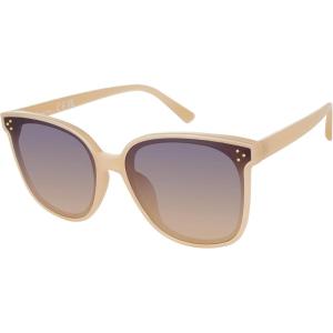 Circus NY by Sam Edelman Women’s CC610 Retro Round Cat Eye Sunglasses(Nude)