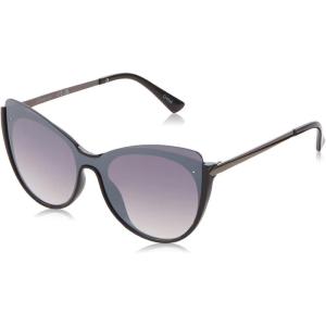 Circus by Sam Edelman CC568 Oversized UV Protective Women’s Cat Eye Sunglasses. Trend-Right Gifts for Women, 65 mm(Black & Gunmetal)