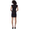 Circus NY Women’s Kendal Mini Cinched Tee Slit Dress(Anthracite)