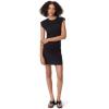 Circus NY Women’s Kendal Mini Cinched Tee Slit Dress(Anthracite)