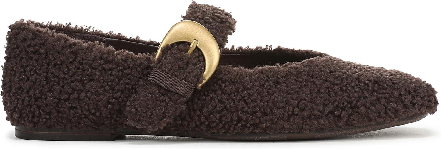 imageCircus NY by Sam Edelman Womens Bella Plush Mary Jane FlatDark Chocolate Shearling