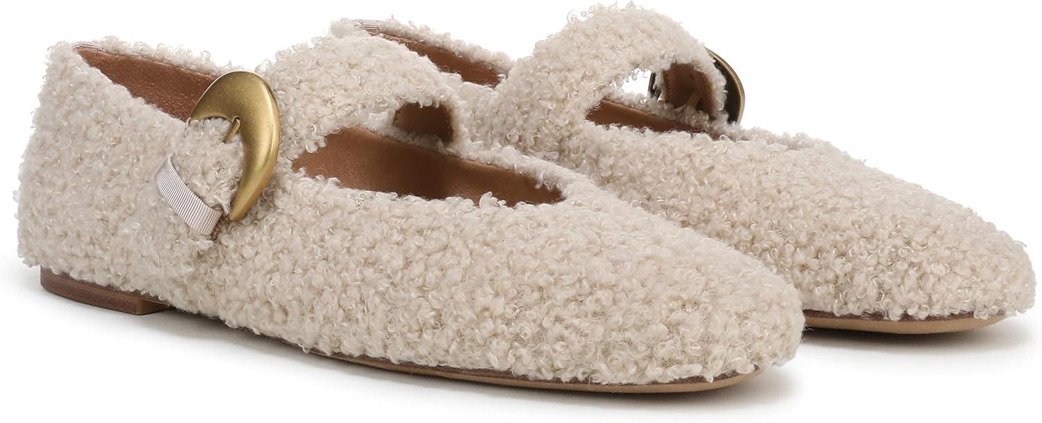 imageCircus NY by Sam Edelman Womens Bella Plush Mary Jane FlatNatural Shearling