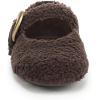 Circus NY by Sam Edelman Women’s Bella Plush Mary Jane Flat(Dark Chocolate Shearling)