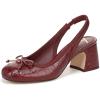 Circus NY by Sam Edelman Women’s Diane Pump, Chianti Patent, 6