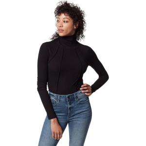 Circus NY womens Irin Raw Edge Seam Knit Bodysuit(Anthracite)