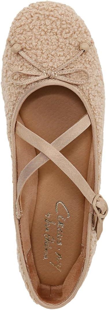 image:imageCircus NY by SAM Edelman Womens Zuri Ballet FlatBiscuit Shearling
