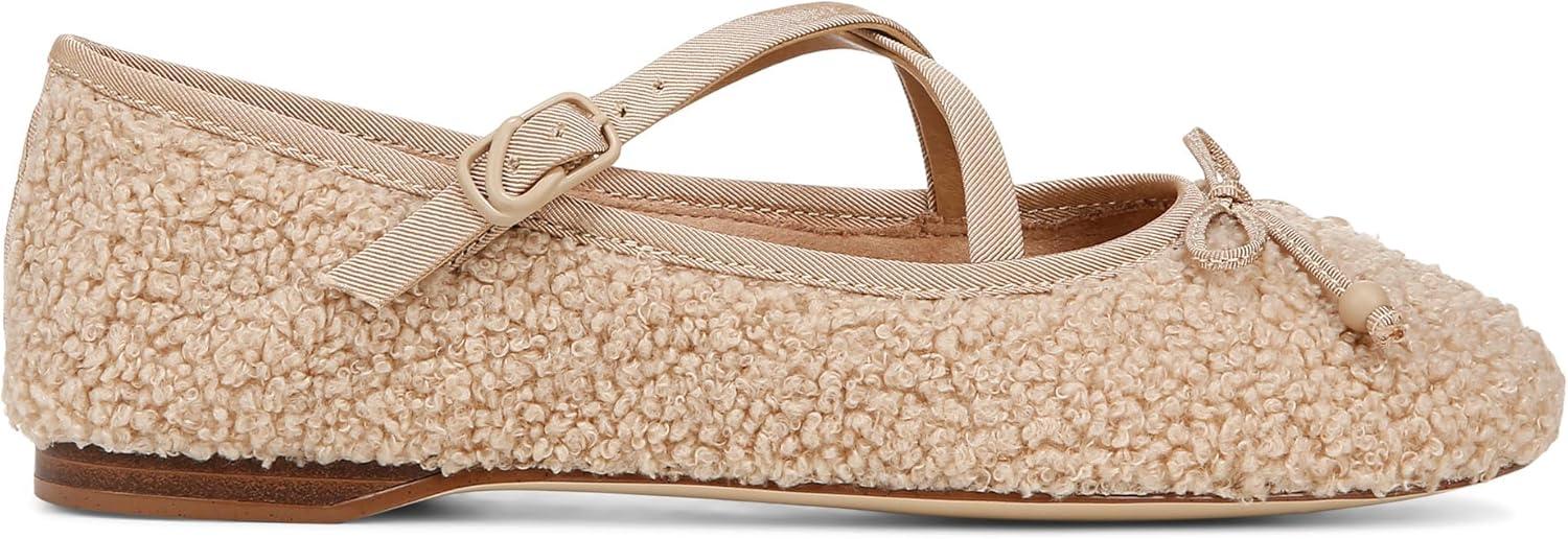 image:imageCircus NY by SAM Edelman Womens Zuri Ballet FlatBiscuit Shearling