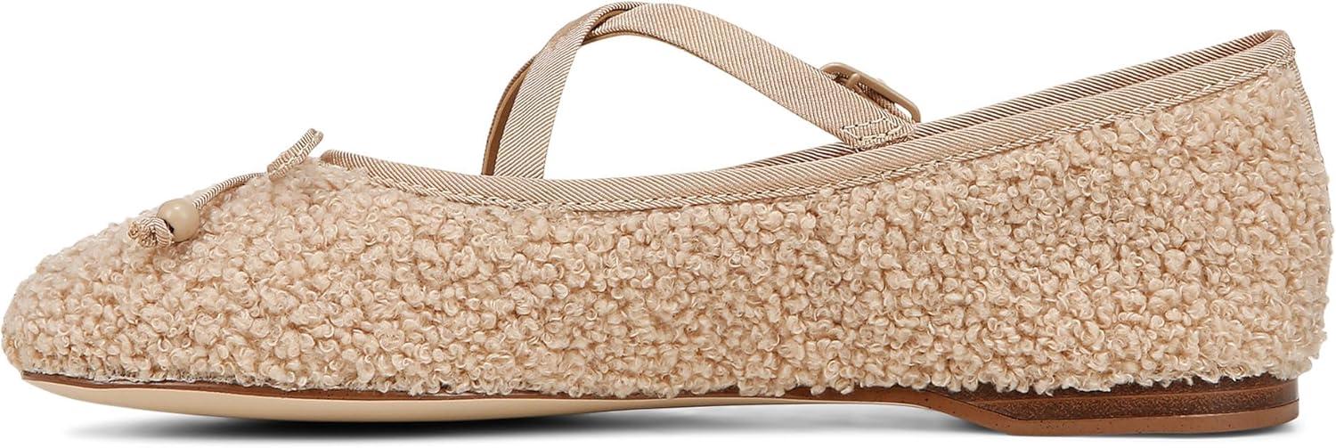 image:imageCircus NY by SAM Edelman Womens Zuri Ballet FlatBiscuit Shearling