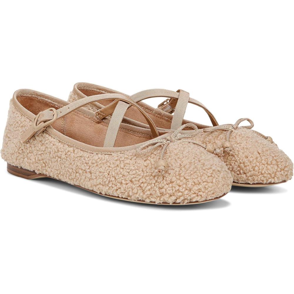 image:imageCircus NY by SAM Edelman Womens Zuri Ballet FlatBiscuit Shearling