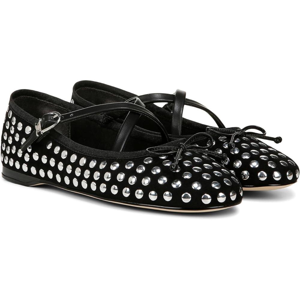 image:imageCircus NY by SAM Edelman Womens Zuri Ballet FlatBlack Metal Stud