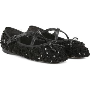 Circus NY by SAM Edelman Women’s Zuri Ballet Flat(Black Shearling)