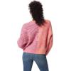 Circus NY Women’s Animal Patchwork Pullover Sweater(Beetroot Purple – Animal Print)