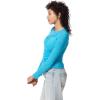 Circus NY Women’s Austin Asymetrical Ruched Knit Top(Dresden Blue)