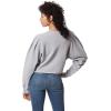 Circus NY Women’s Florence Blouson Sleeve Sweatshirt(Heather Grey)