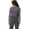 Circus NY Women’s Lorin Asymmetrical Knit Top(Techno Poms – Black)