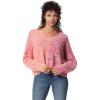 Circus NY Women’s Animal Patchwork Pullover Sweater(Beetroot Purple – Animal Print)