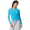 Circus NY Women’s Austin Asymetrical Ruched Knit Top(Dresden Blue)