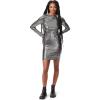 Circus NY Women’s Classy Alexi Mirror Dress(Silver – Anthracite)